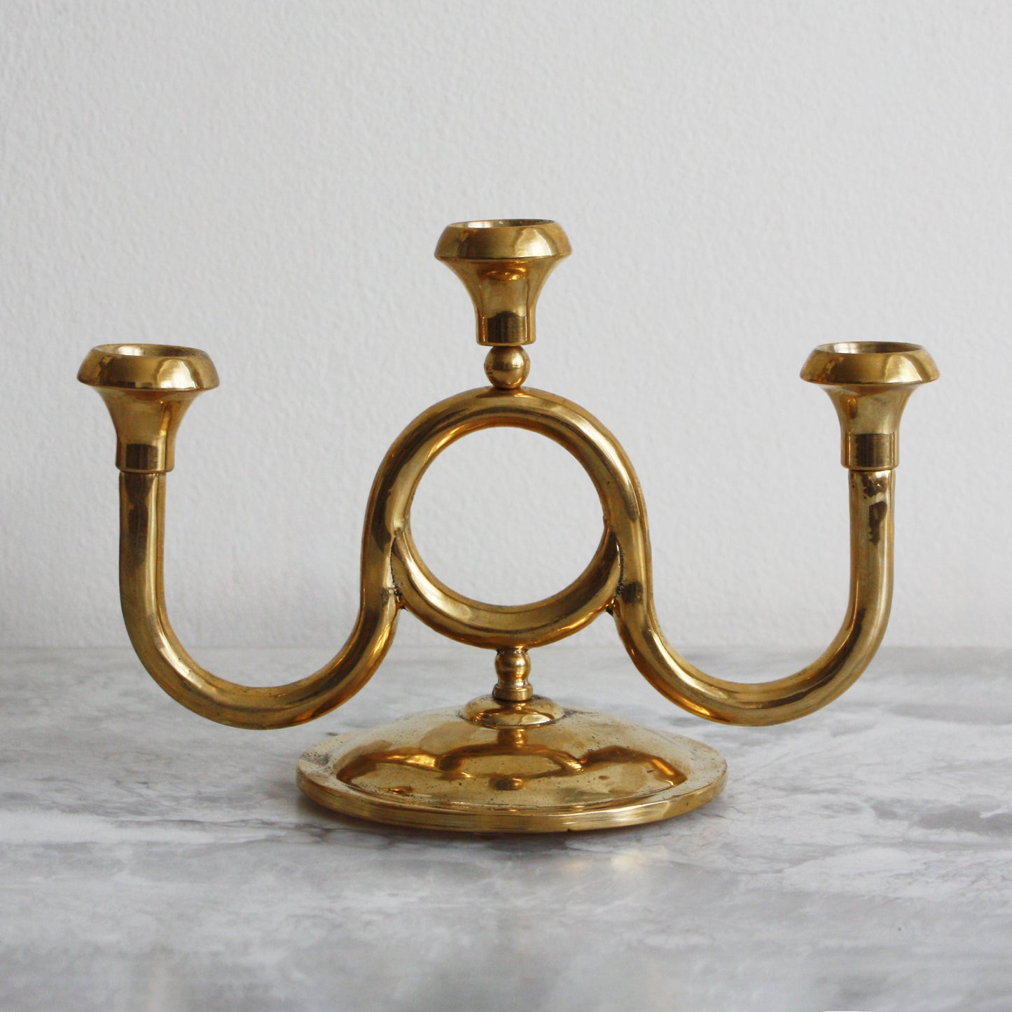 Canton Candelabra in Brass