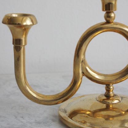 Canton Candelabra in Brass