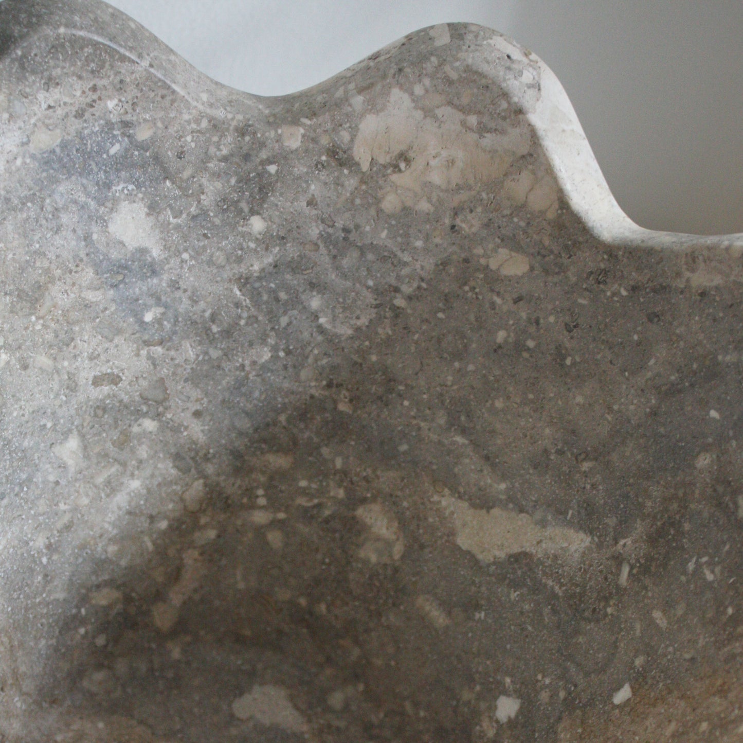 Blossom Bowl in Travertine