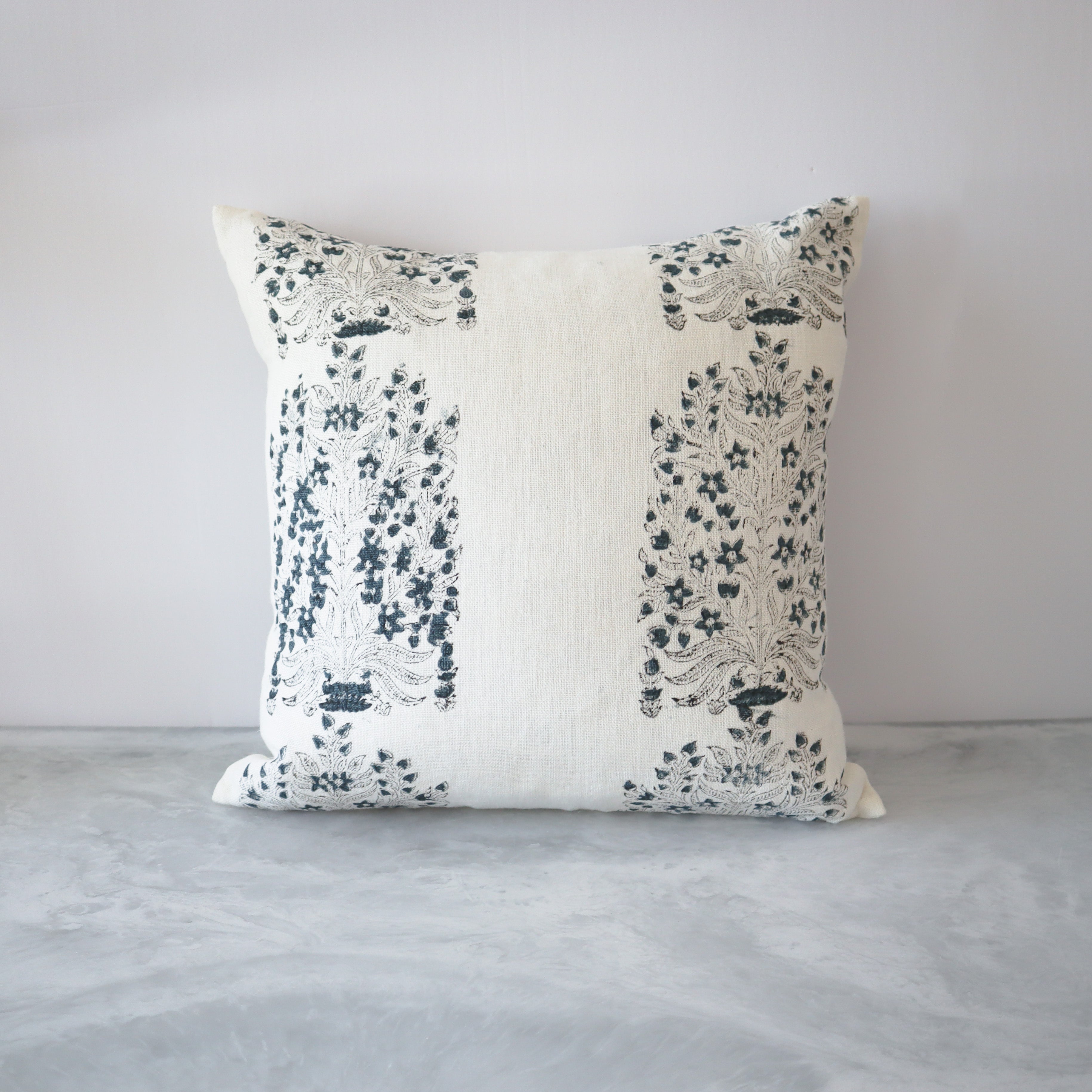 Fluer Pillow in Gray Anyon Design and Atelier