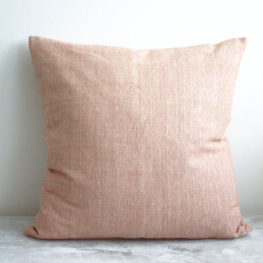 Raw Solids in Blush Pillow - 22”