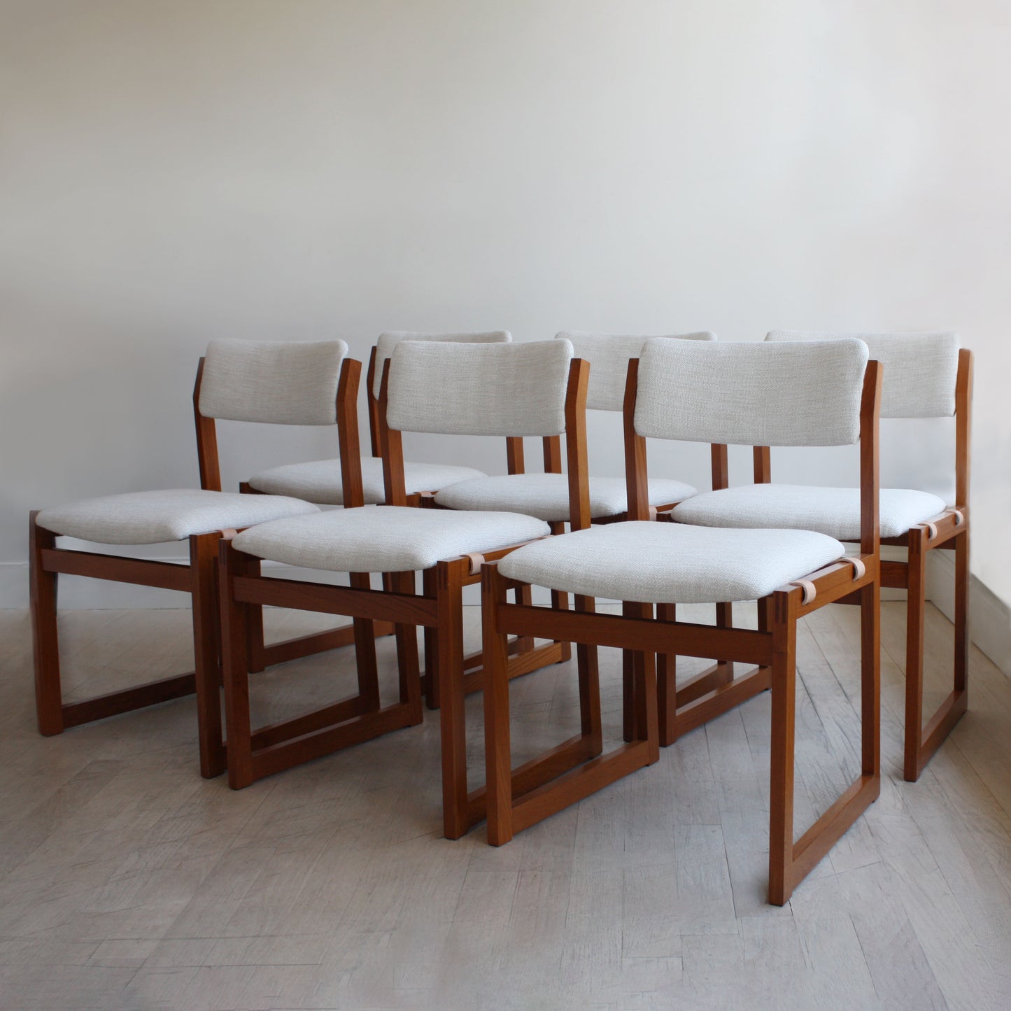 Set of 6 Danish Mid Century Dining Chairs