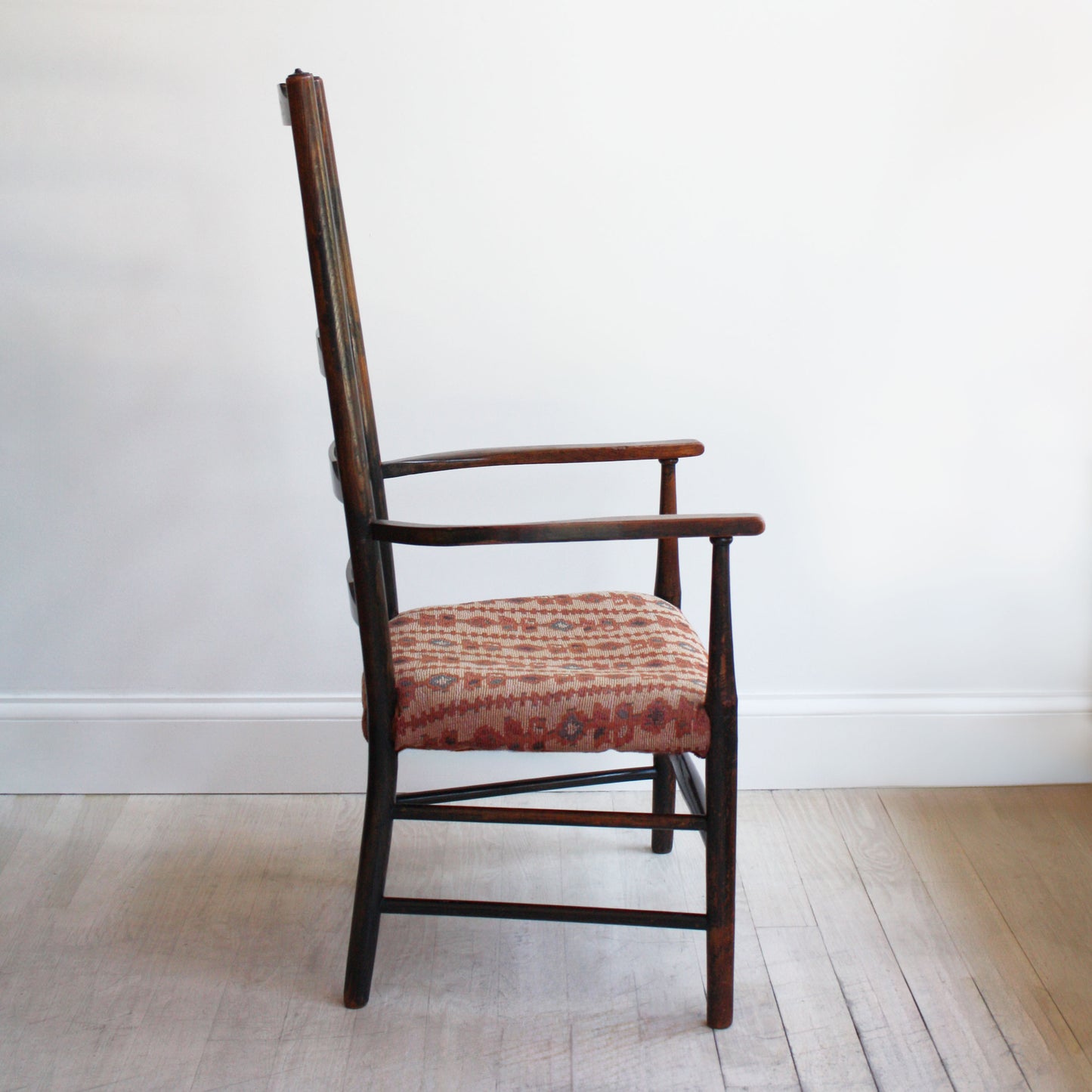 Ladder Back Antique Armchair