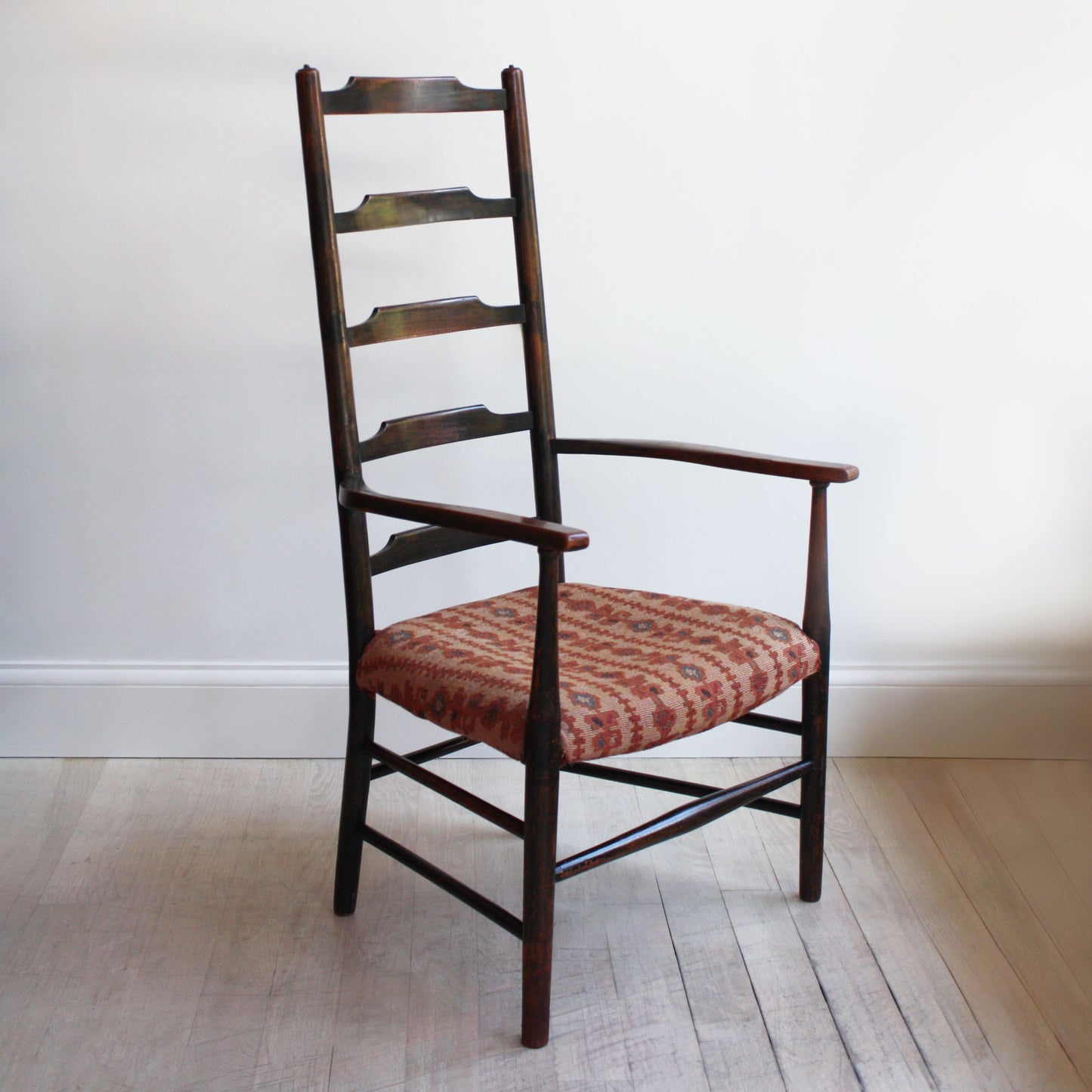 Ladder Back Antique Armchair