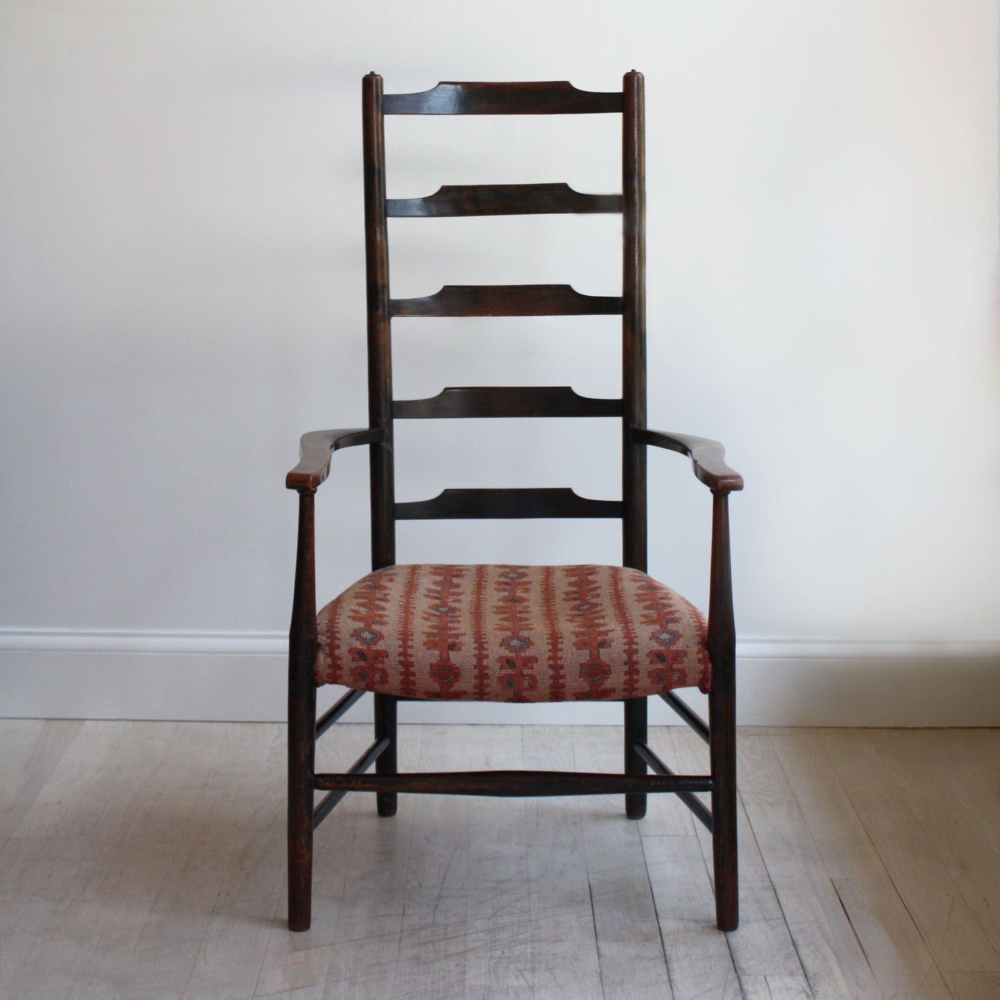 Ladder Back Antique Armchair