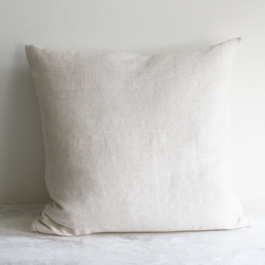 Raw Solids in Flax Pillow - 22"