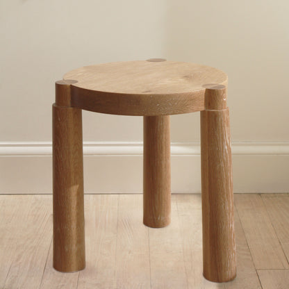 Stiggy Table - White Wash Oak